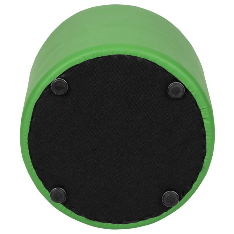 Puf EMMA + OLIVER 46 cm Verde Círculo Flexible