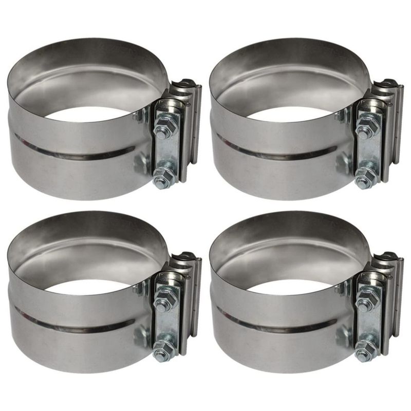 Abrazadera de escape ROADFORMER 13 cm (paquete de 4) acero inoxidable