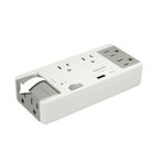 Regleta On-Q de 6 tomas con puertos USB-A/C 30W y protector contra sobretensiones