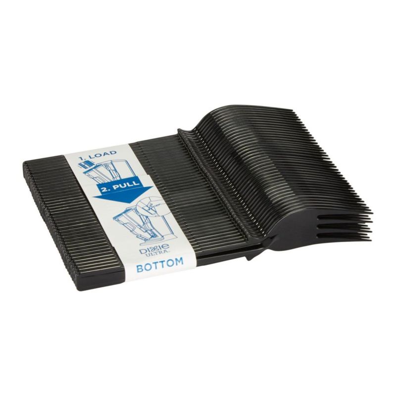 Tenedor SmartStock Dixie Ultra Negro 960 por caja