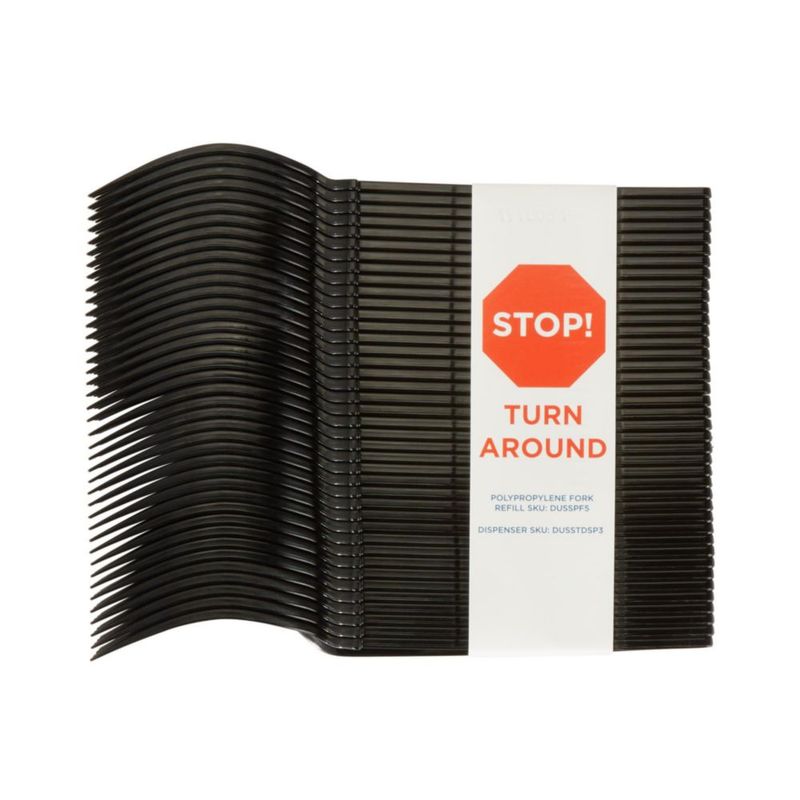 Tenedor SmartStock Dixie Ultra Negro 960 por caja