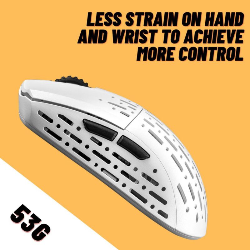 Ratón Gaming Projects Gaming Inalámbrico 53 g Blanco