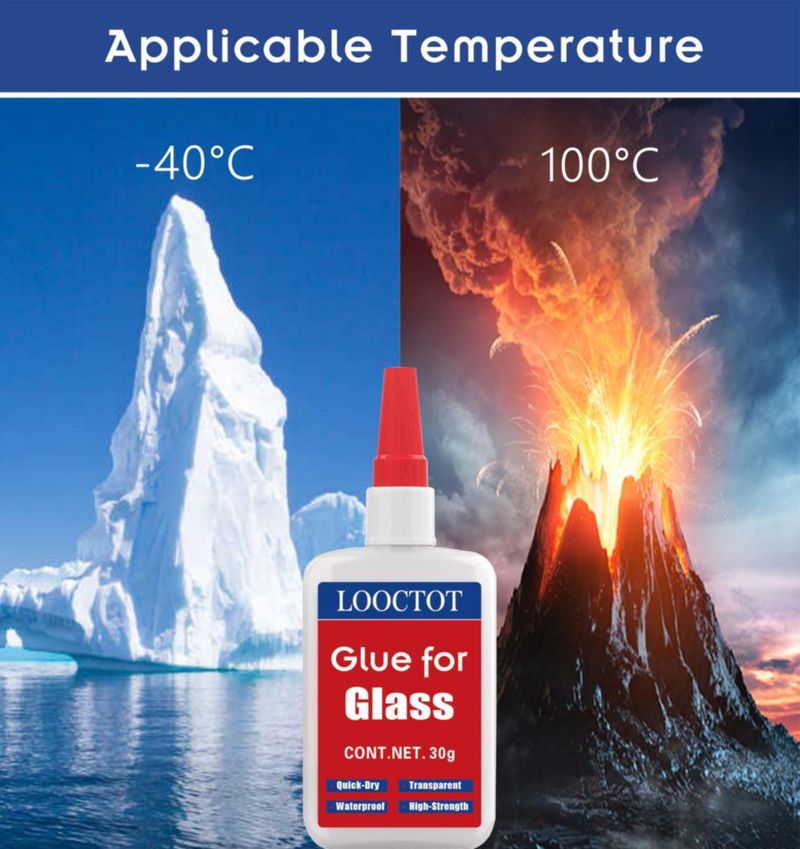 Pegamento para Vidrio LOOCTOT 30 g Transparente e Impermeable