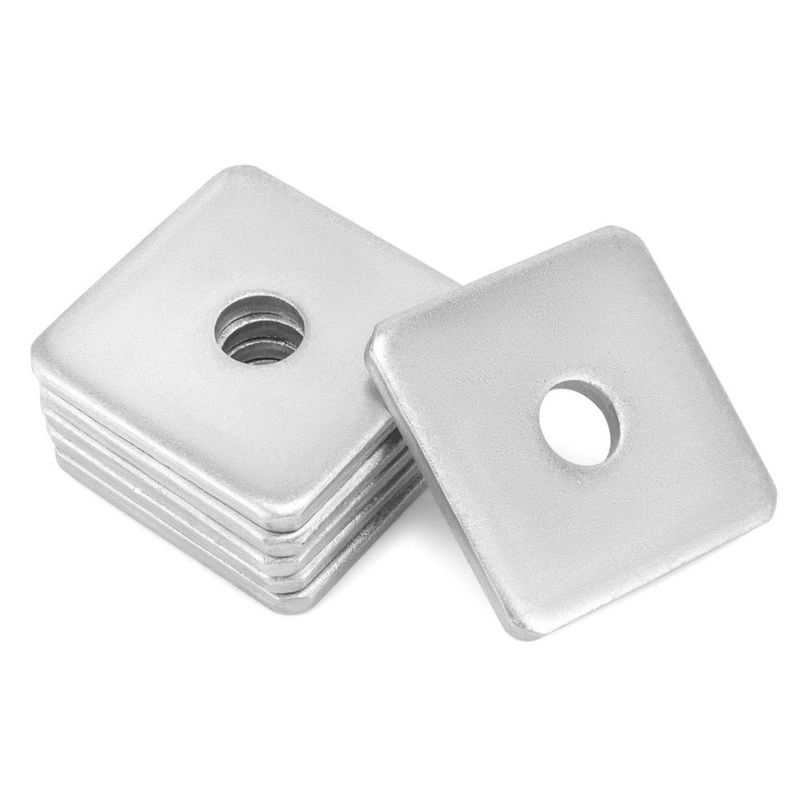 Arandelas QWORK Ø 1/2" 5 cm × 5 cm × 5 mm – Pack de 50