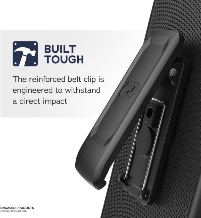 Funda Portacelular ENCASED Galaxy S23 con Soporte Negro Mate