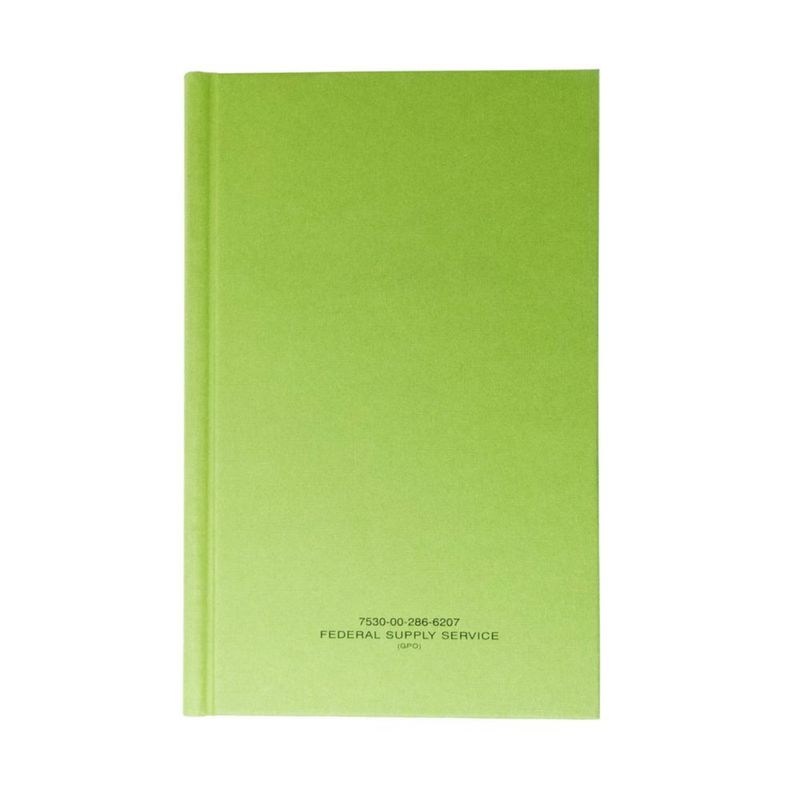 Libro de registro Tacticai 13x20 cm 4 columnas verde