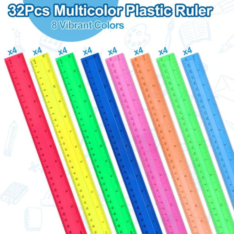 Regla TAIWOSING 305 cm Pack de 32 colores surtidos