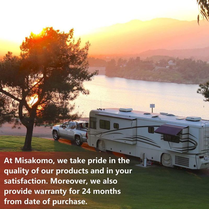 Almohadilla para autocaravana Misakomo 23 cm Pack de 2 #314667