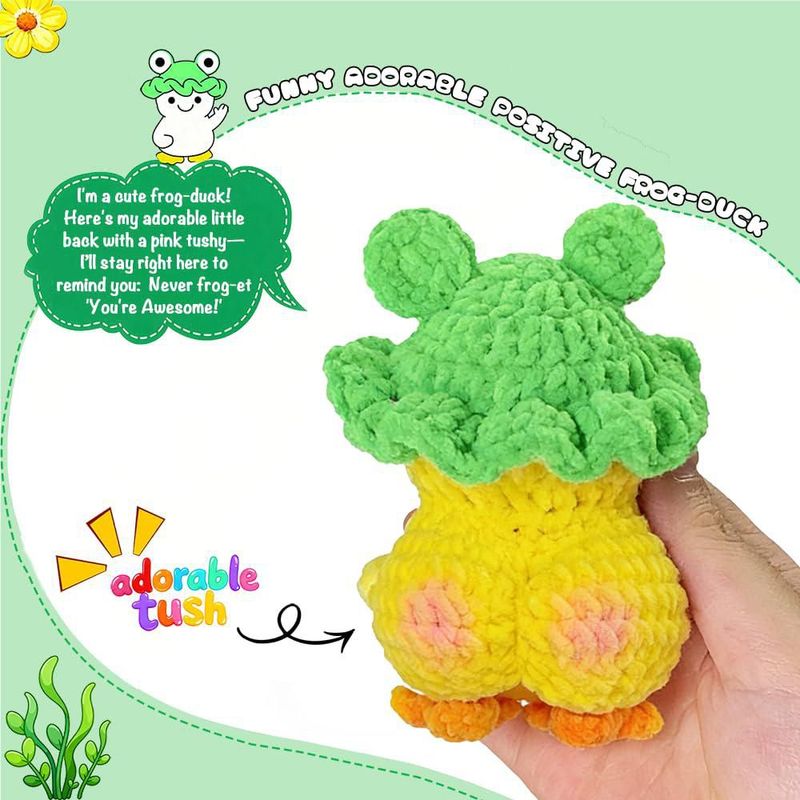 Figuras de Juguete IGBENE de Crochet - Pack de 9 con Tarjetas