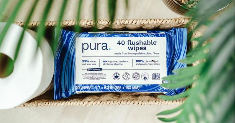Toallitas Pura XL 80 unidades Aloe Vera para piel sensible