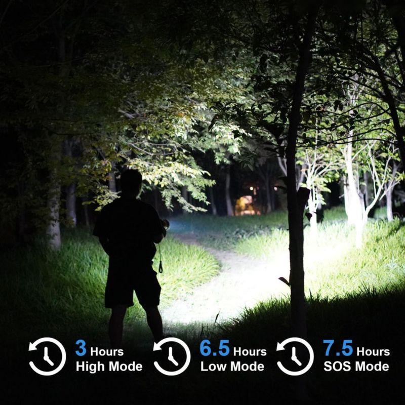 Linterna GOODSMANN 3000 lúmenes LED impermeable