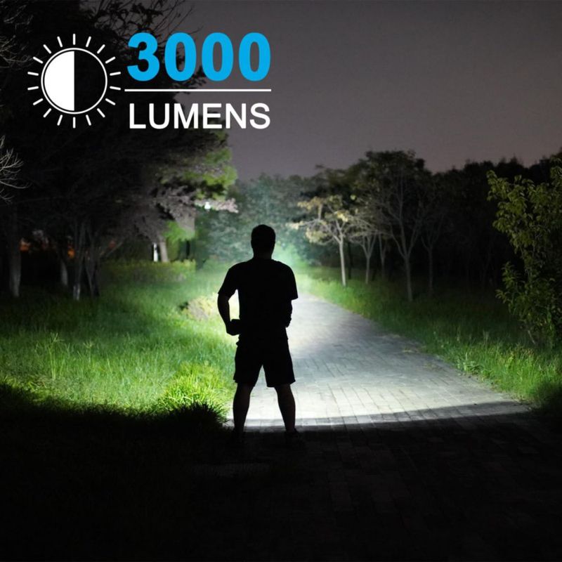Linterna GOODSMANN 3000 lúmenes LED impermeable