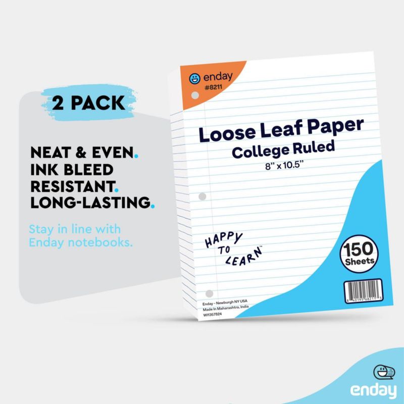 Papel suelto Enday 21 cm x 26 cm 300 hojas