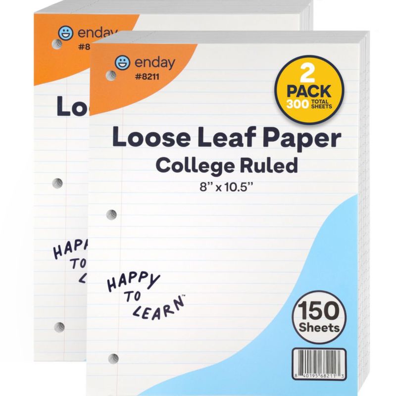 Papel suelto Enday 21 cm x 26 cm 300 hojas