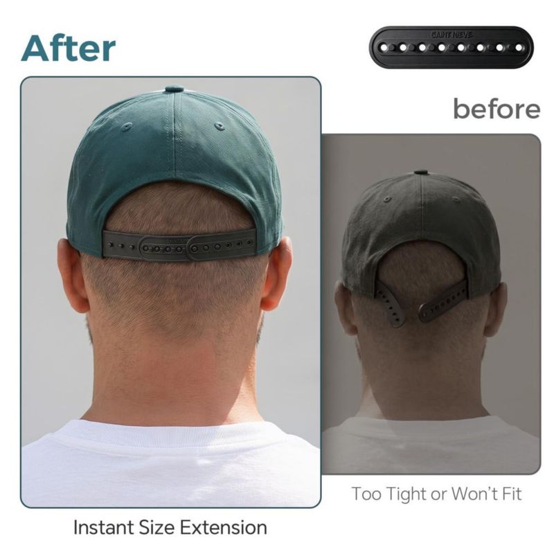 Extensor de Hebilla para Gorras SAINT NIEVE Pack de 10 - Material TPR+PP