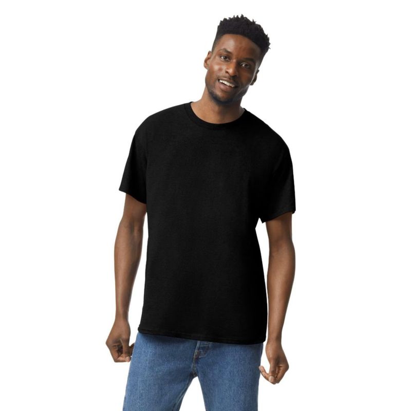 Camiseta Gildan G5000 negra – Pack de 3 talla Small EE. UU.
