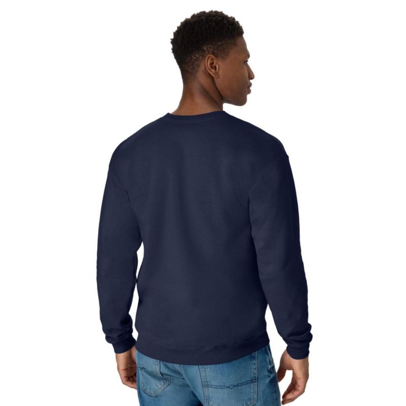 Sudadera Hanes EcoSmart de forro polar talla S color azul marino