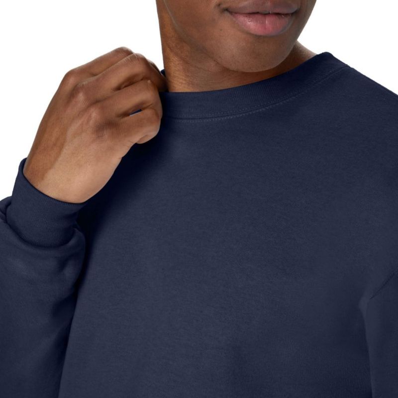 Sudadera Hanes EcoSmart de forro polar talla S color azul marino