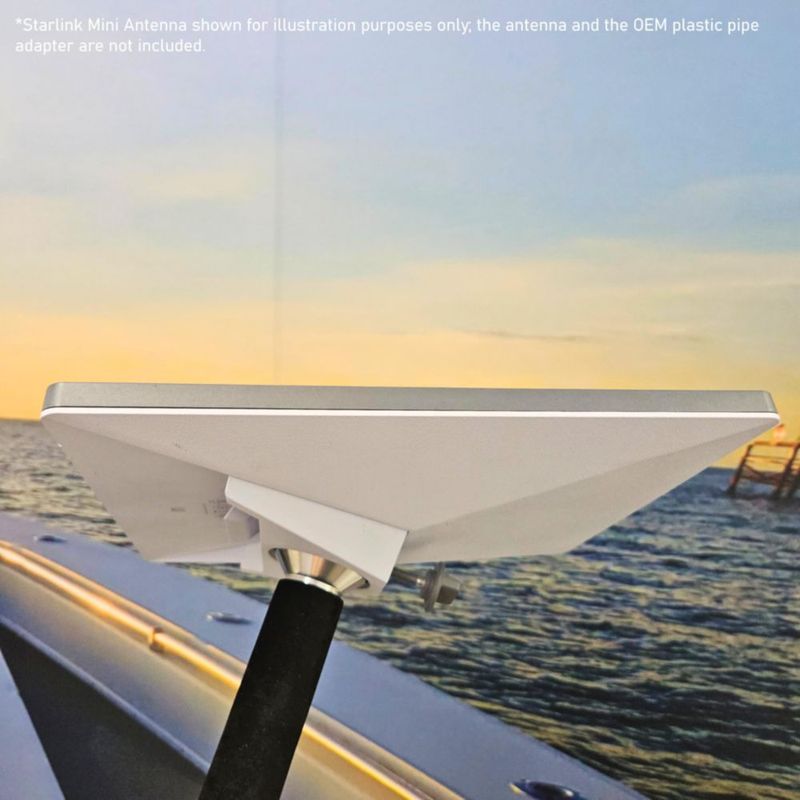 Soporte Marino de Montaje para Varilla Antena Starlink Mini Locmarine