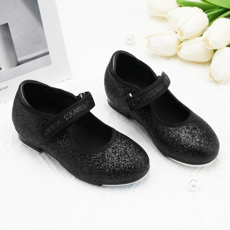Zapatos de claqué Stelle 10MT Brillantes PU Unisex para Niñas