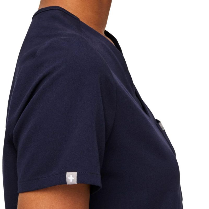 Top de Uniforme Médico FIGS Catarina Azul Marino Talla S