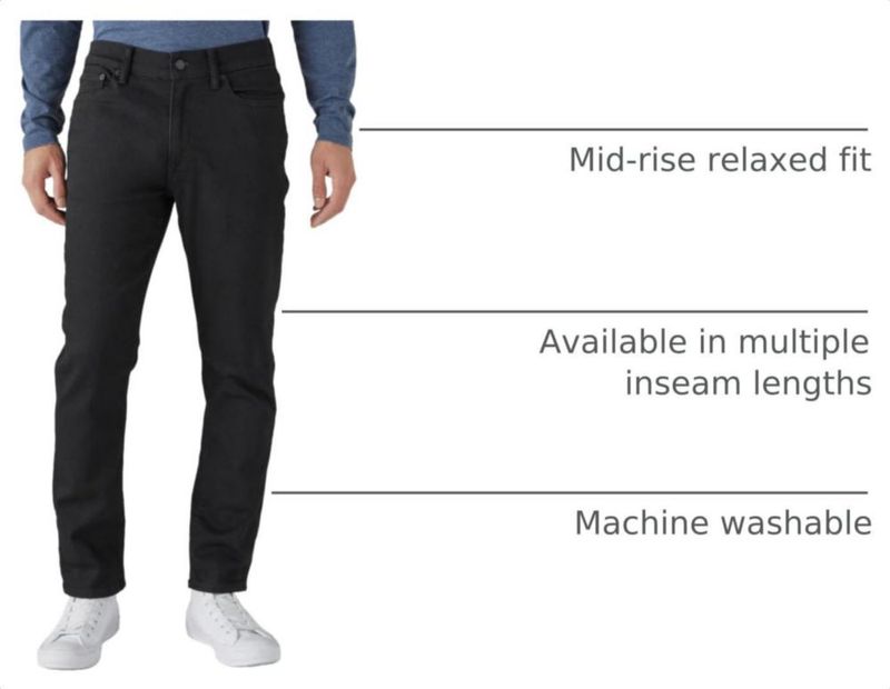 Jeans Lucky Brand 410 Athletic 34/30 Black Rinse