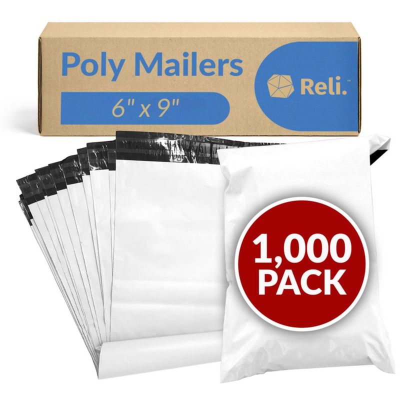 Sobres de Polietileno Reli. 15 × 23 cm (1000 unidades) Blanco