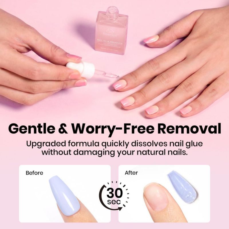 Kit de Gel para Uñas beetles Flat‑X Almendra 320 piezas