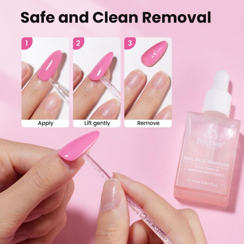 Kit de Gel para Uñas beetles Flat‑X Almendra 320 piezas
