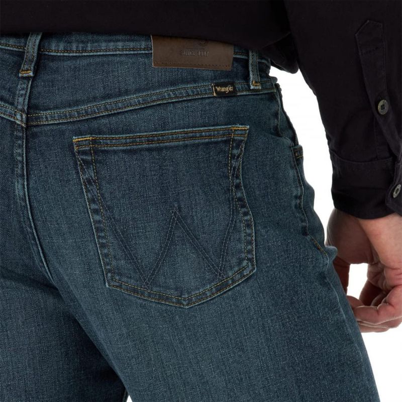 Pantalones Wrangler Corte Relajado Stretch Marine