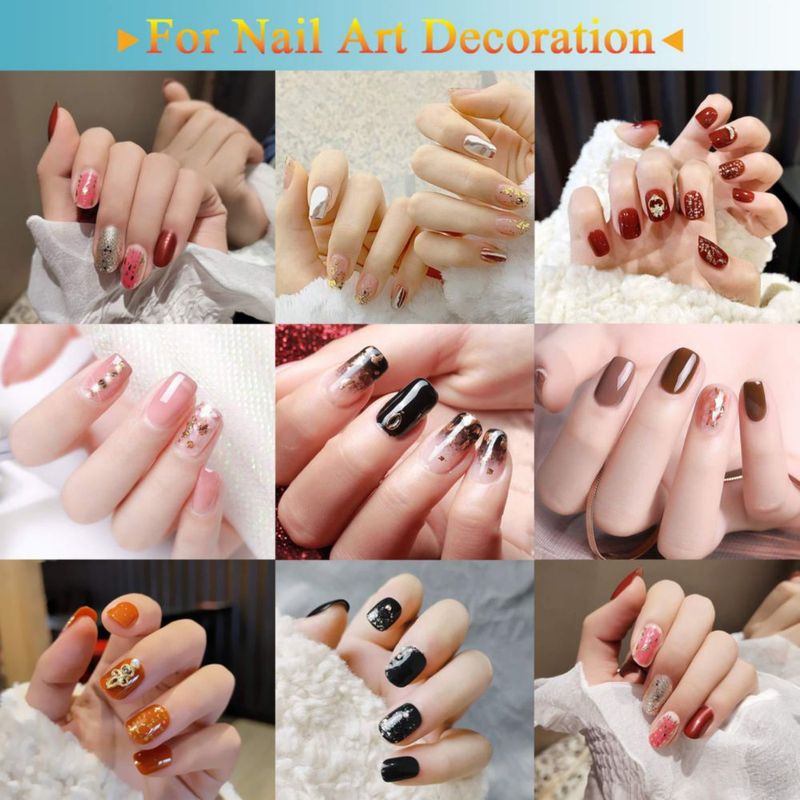 Set de escamas metálicas Glitter MEGANEOPRE 9 g 3 colores (oro plata y cobre)