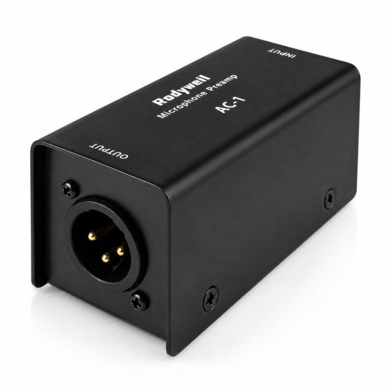 Preamplificador de Micrófono Dinámico Rodyweil AC-1