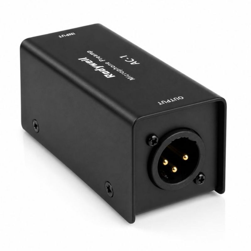Preamplificador de Micrófono Dinámico Rodyweil AC-1