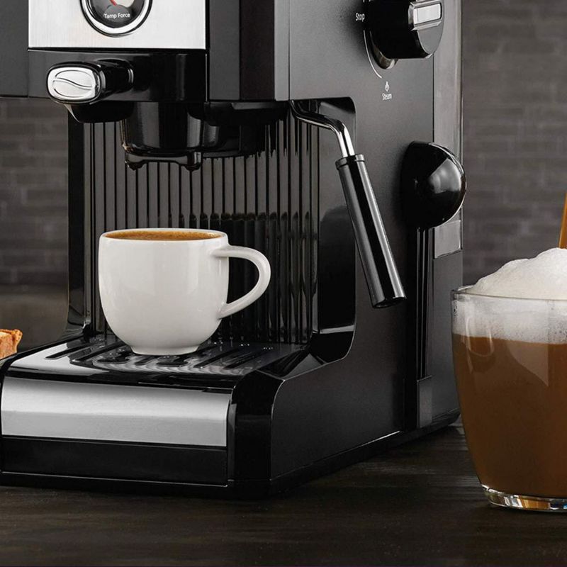 Máquina de café espresso Mr. Coffee Easy Maker Pump 15 bar cromada/negra