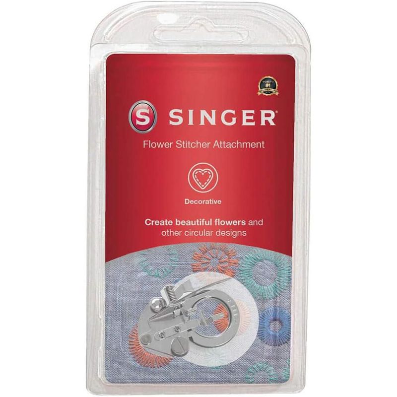 Prensatelas Flower Stitch Singer para máquinas de coser de mango bajo