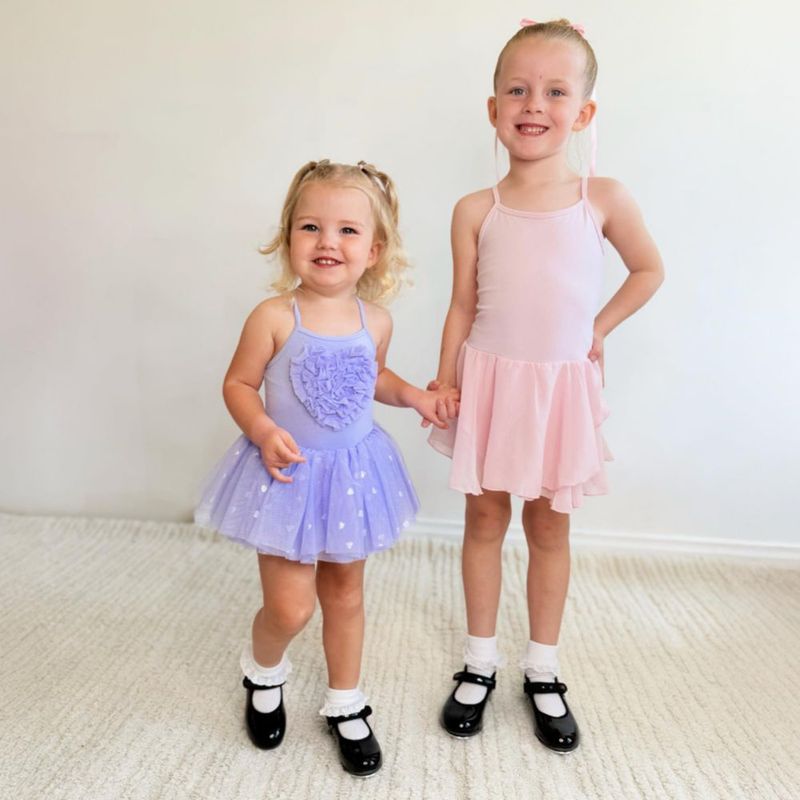 Zapatos de claqué Stelle para niñas color negro PU 2ML