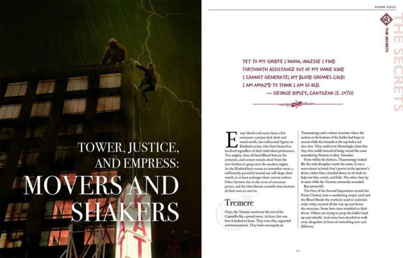 Libro de consulta del juego de rol Vampire: The Masquerade 5th Ed.