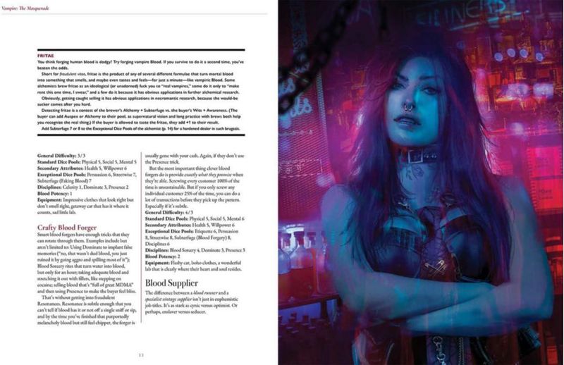 Libro de consulta del juego de rol Vampire: The Masquerade 5th Ed.