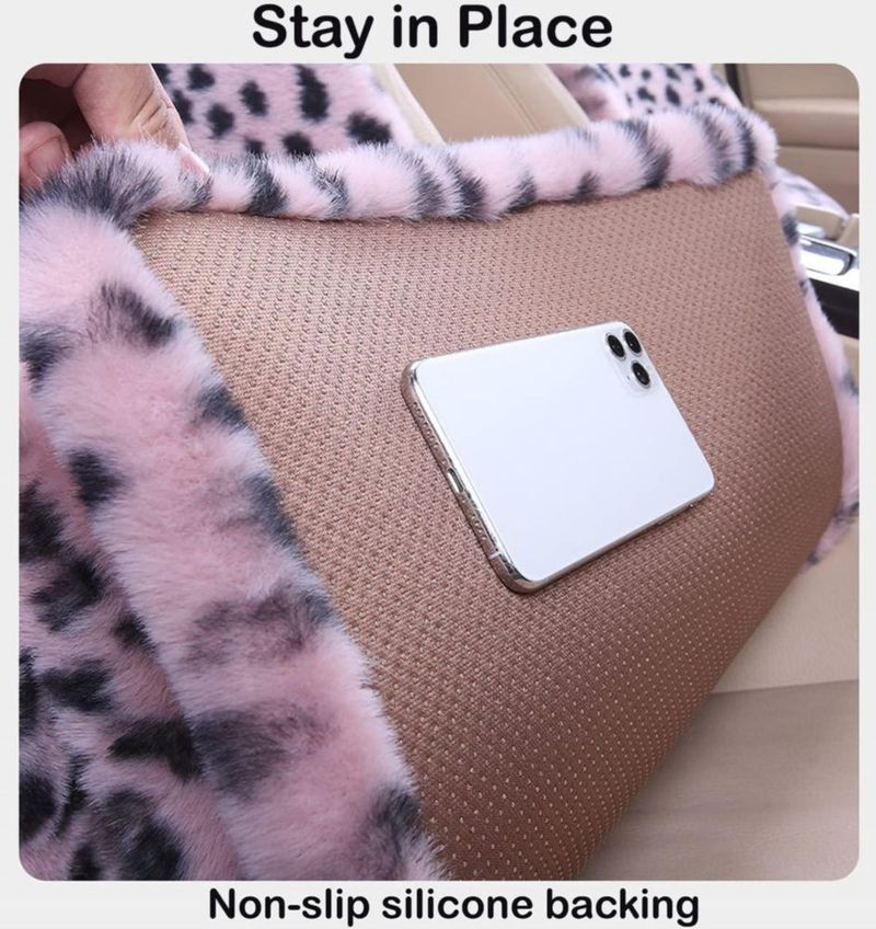Fundas de asiento seemehappy Leopardo - Juego completo gris