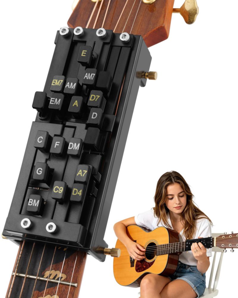 Presionador de acordes Subtoy para guitarra – Entrenador para principiantes