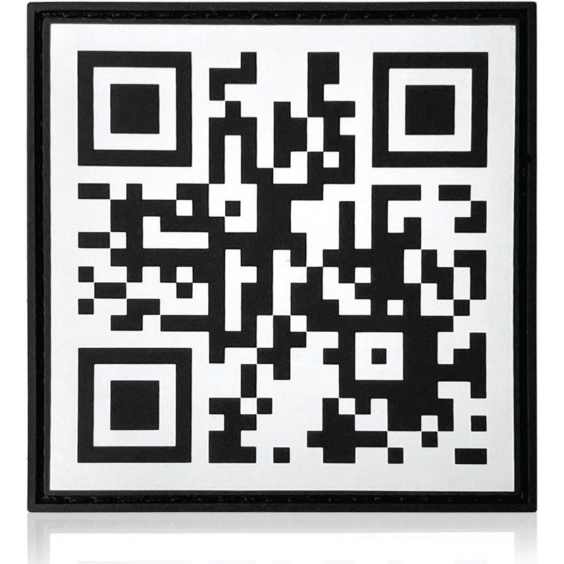 Parche EPIC Goods 64 cm con código QR y cierre de velcro