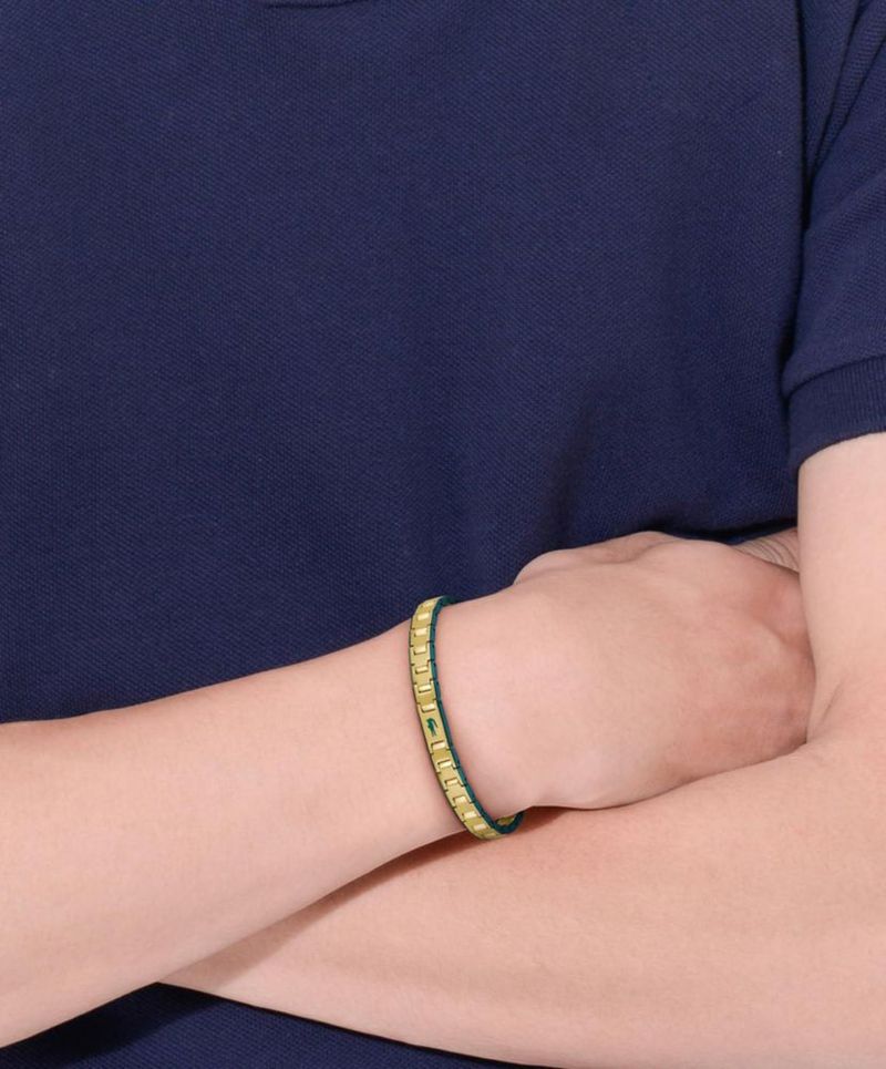 Pulsera Lacoste Metropole 190 mm Esmalte Verde