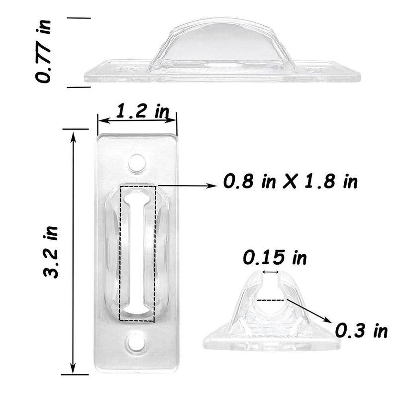 Protector para Interruptor de Luz AWEI AZHI 60 mm Pack de 6 Transparente