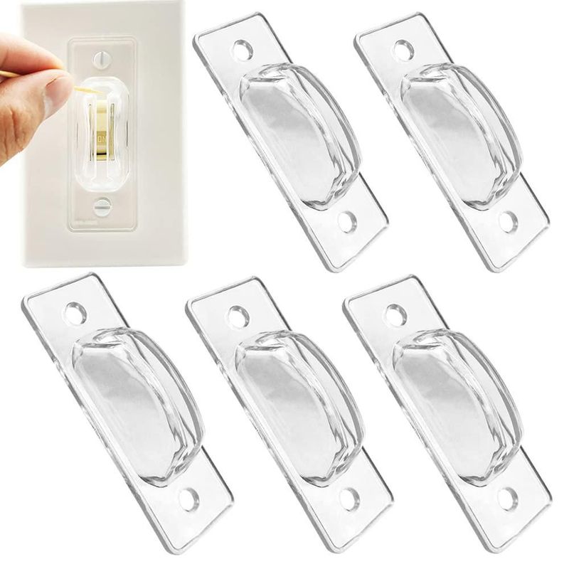 Protector para Interruptor de Luz AWEI AZHI 60 mm Pack de 6 Transparente