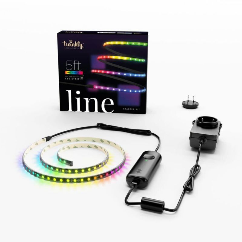 Kit de inicio LED Strip Twinkly Line de 15 m con controlador inteligente