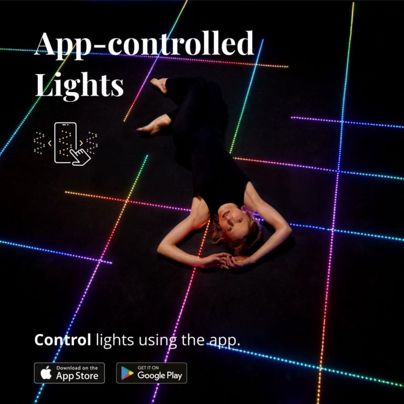 Kit de inicio LED Strip Twinkly Line de 15 m con controlador inteligente