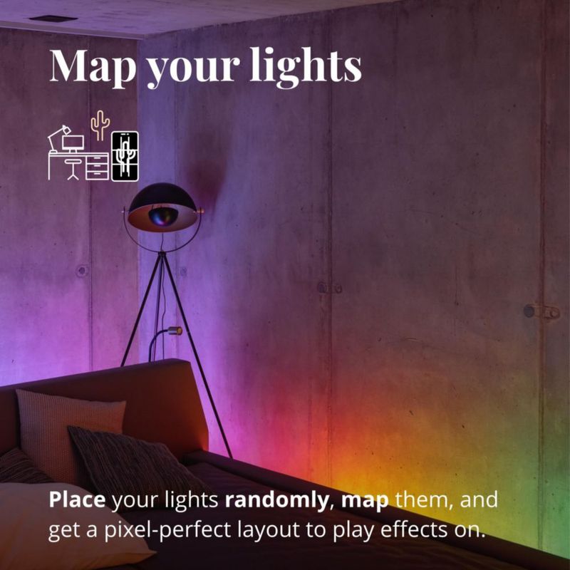 Kit de inicio LED Strip Twinkly Line de 15 m con controlador inteligente