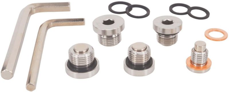 Kit de tapón de drenaje y llenado de aceite abczok 5 piezas para Polaris General RZR y Ranger