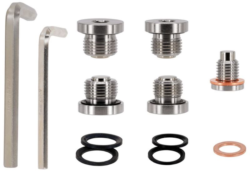 Kit de tapón de drenaje y llenado de aceite abczok 5 piezas para Polaris General RZR y Ranger