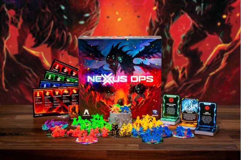 Juego de mesa Renegade Nexus Ops – Miniaturas alienígenas para 2‑4 jugadores